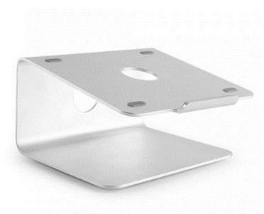 Laptop stander Maclean i aluminium – sølv (MC-730)