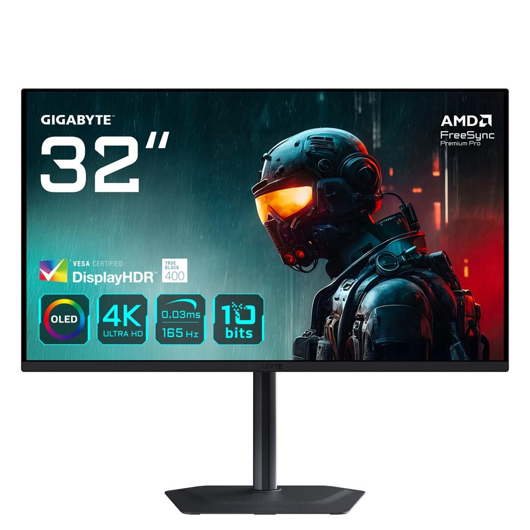 Skærm 32" Gigabyte MO32U OLED 4K gaming - 165 Hz, 0,03 ms, HDR True Black 400 billede