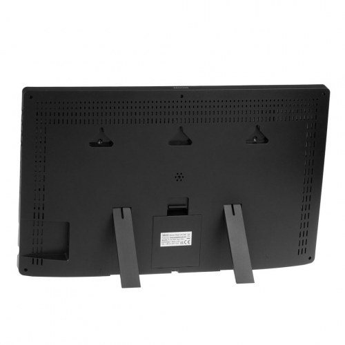 Vægur med stor LCD-skærm – GreenBlue GB218 vejrstation, temperatur og dato