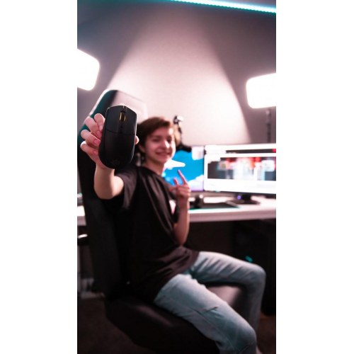 Gaming mus SteelSeries Rival 3 Wireless – sort