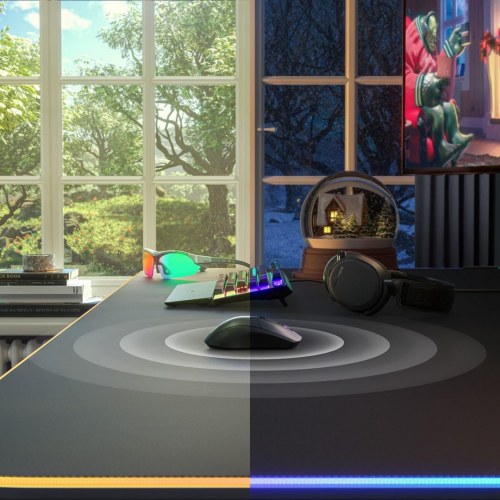 Gaming mus SteelSeries Rival 3 Wireless – sort