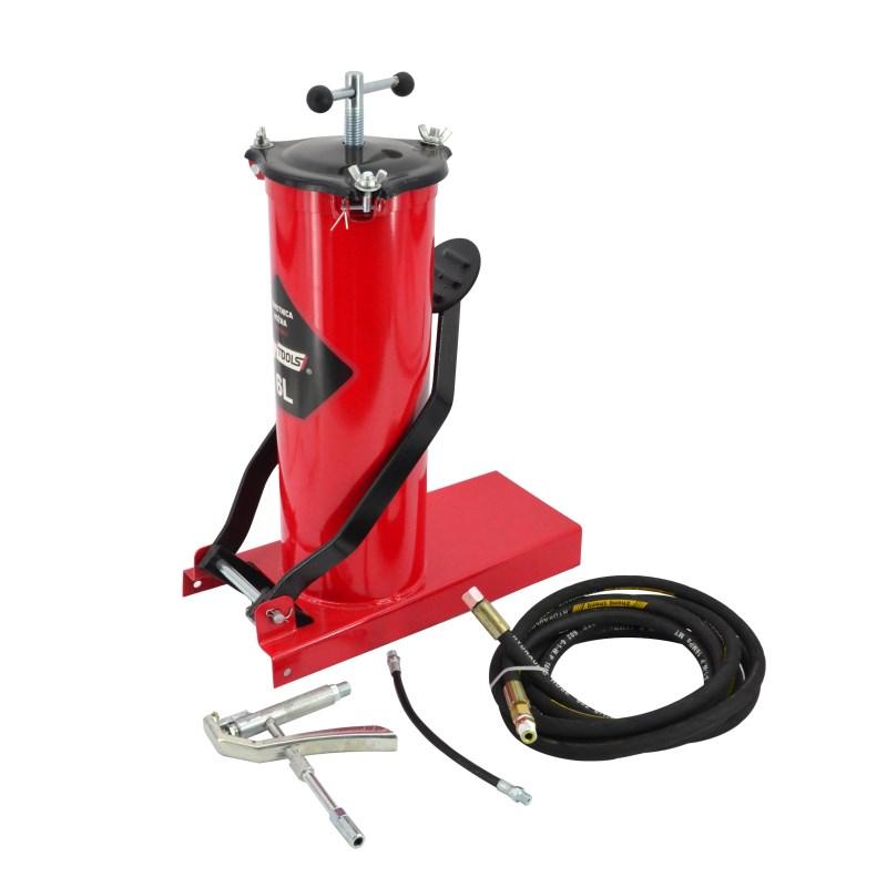 Fedtpistol med fodpumpe - AWTOOLS AW15942