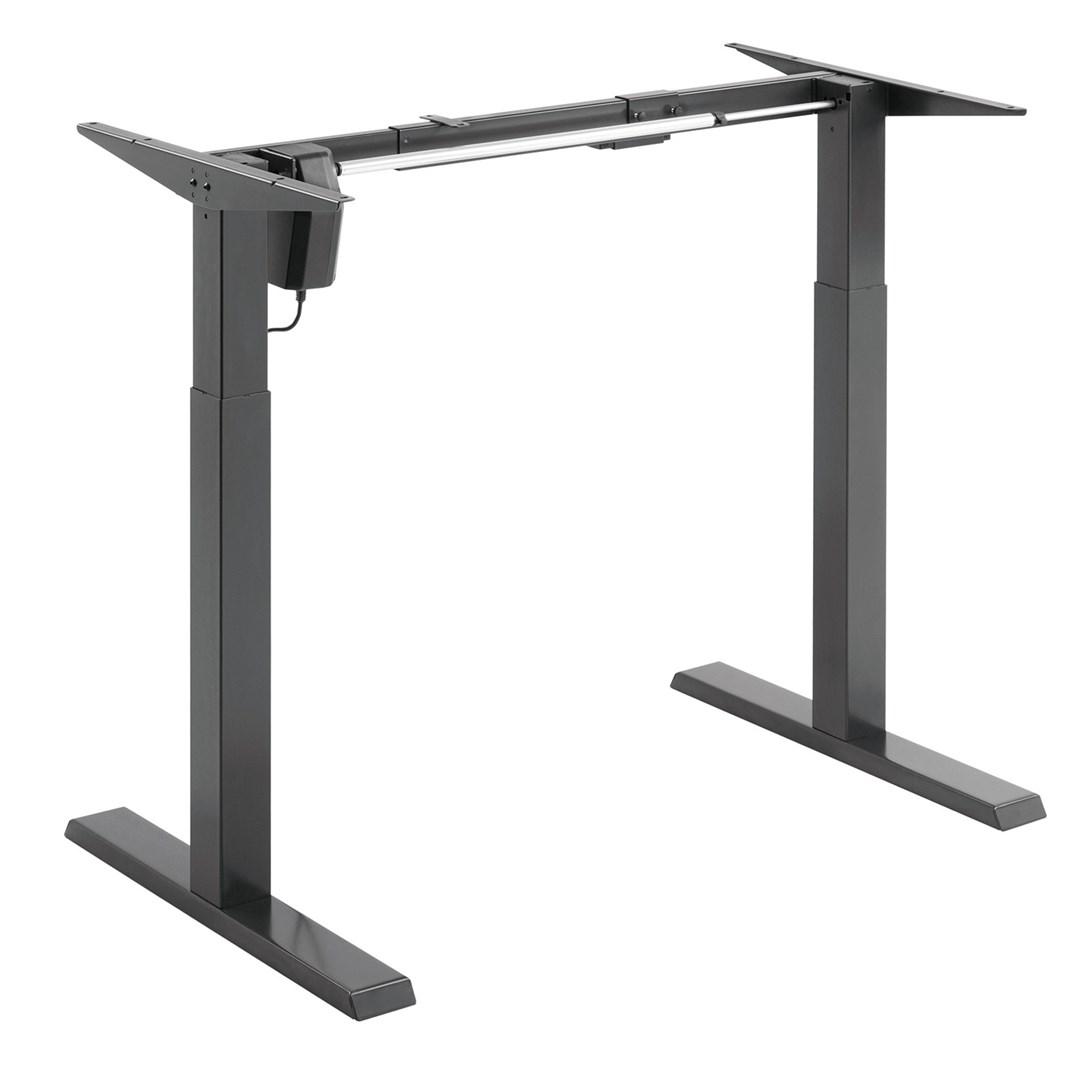 Elektrisk skrivebord med højdejustering Ergo Office, grå, maks. 123 cm, 80 kg – uden bordplade, ER-433