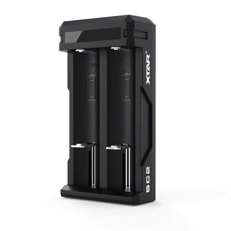 Batterioplader XTAR SC2 til 18650 Li-Ion - 2 slots