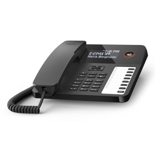 Fastnettelefon Gigaset DESK 600 med nummervisning - sort