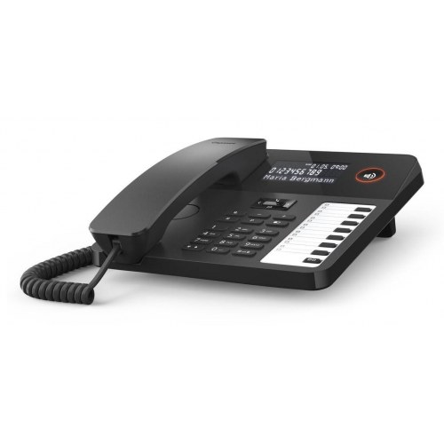 Fastnettelefon Gigaset DESK 600 med nummervisning - sort