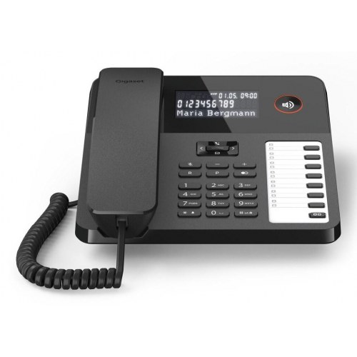 Fastnettelefon Gigaset DESK 600 med nummervisning - sort