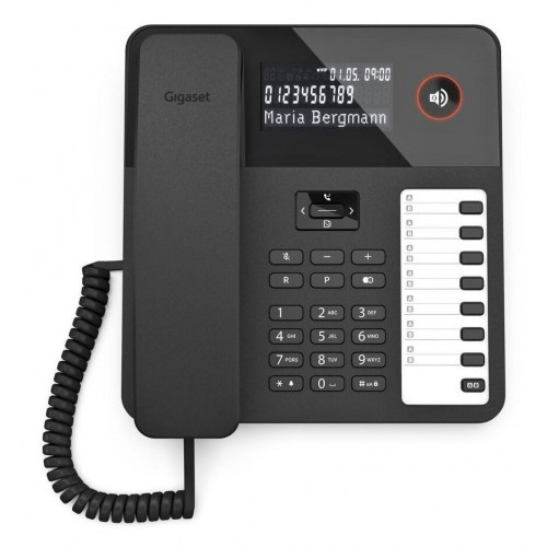 Fastnettelefon Gigaset DESK 600 med nummervisning - sort