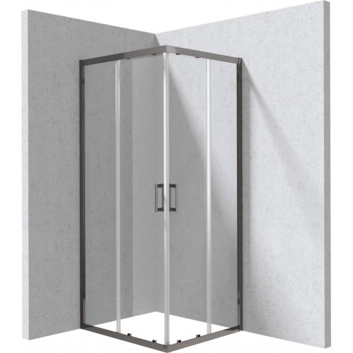 Brusekabine hjørne 80×90 cm – deante