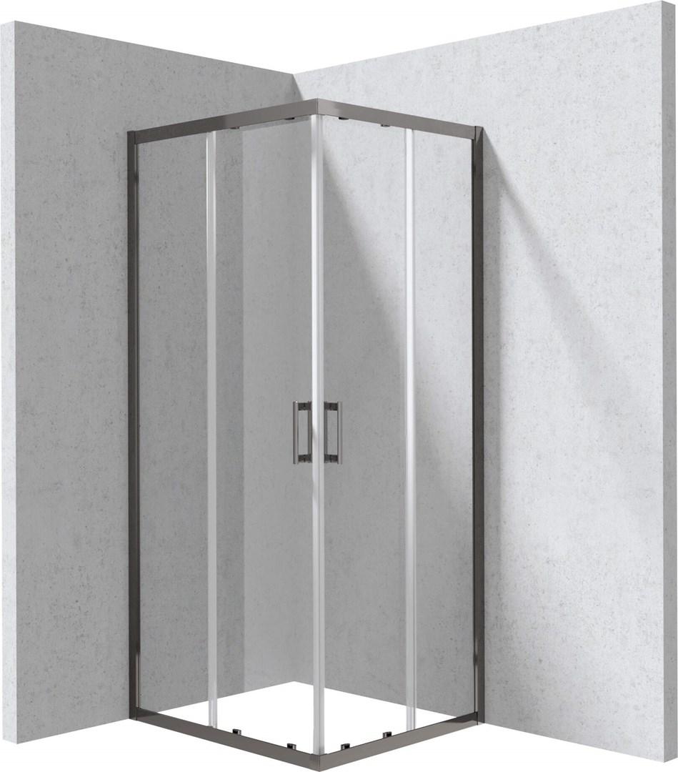 Brusekabine hjørne 80×90 cm – deante