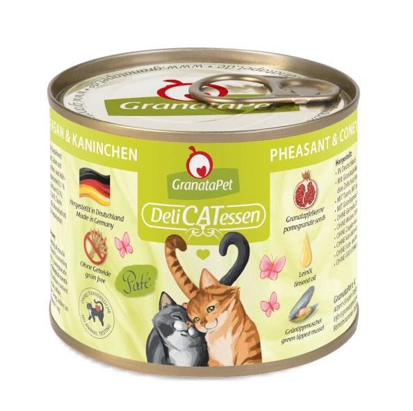 Vådfoder til kat - GranataPet DeliCATessen Fasan & kanin 200 g