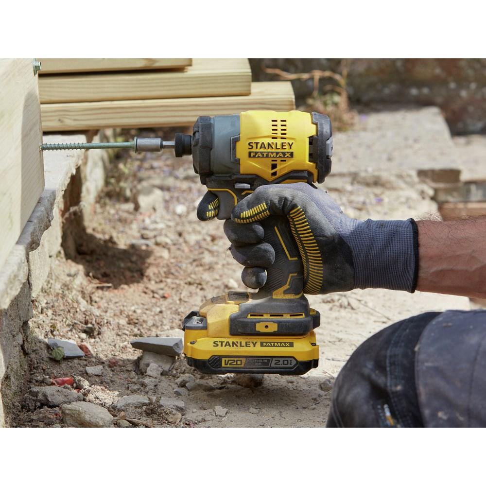 Slagskruetrækker STANLEY FatMax V20 18 V - 2.800 o/min (sort/gul) billede