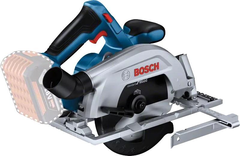 Rundsav 18V Bosch GKS 185-LI, 16,5 cm - børsteløs, 5.000 o/min billede