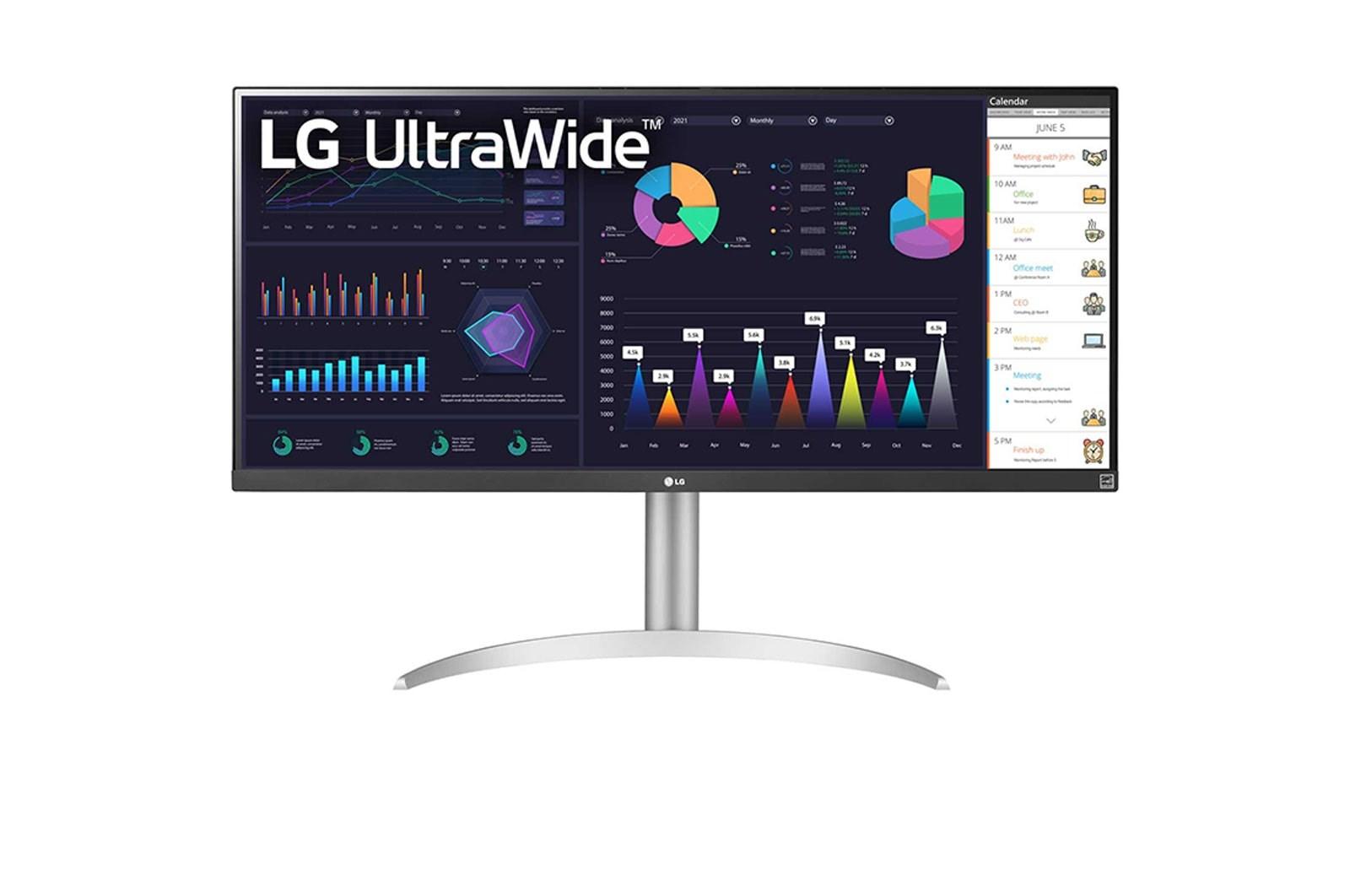 Skærm LG UltraWide 34WQ650-W 34" IPS 100 Hz billede