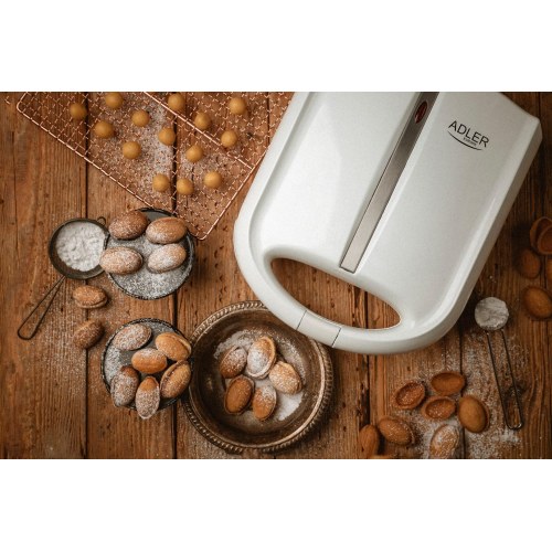 Kagemaskine til småkager/peanutkager 24 stk – Adler AD 3039, hvid