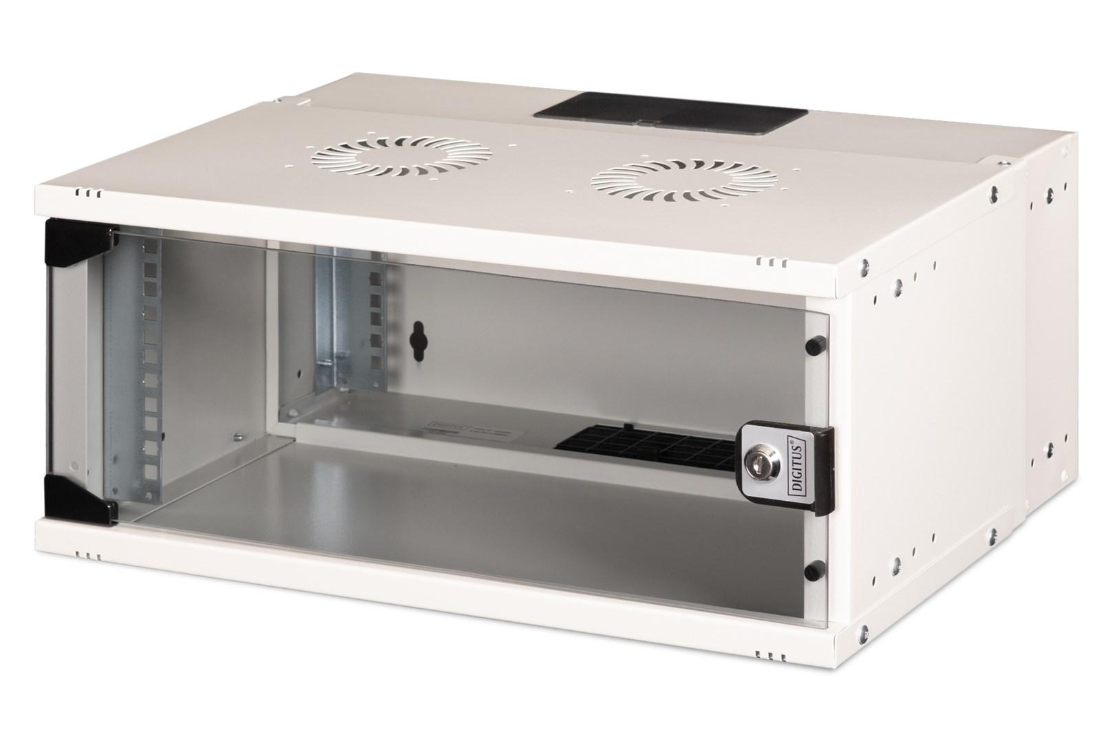 Væghængt 19" rackskab DIGITUS SOHO Pro - 54,0 × 40,0 cm billede
