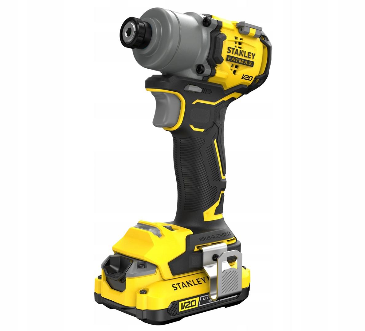 Slagnøgle 18 V STANLEY FATMAX V20, 2×2,0 Ah, brushless billede