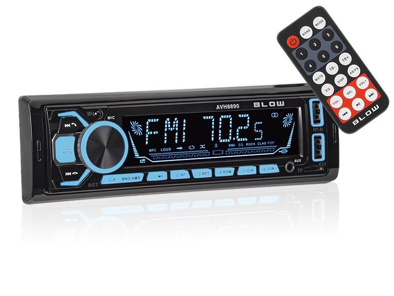 Bilradio BLOW AVH-8890 – Bluetooth, FM, USB – Sort