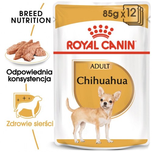 Hundefoder vådfoder Royal Canin Chihuahua Adult 12×85 g