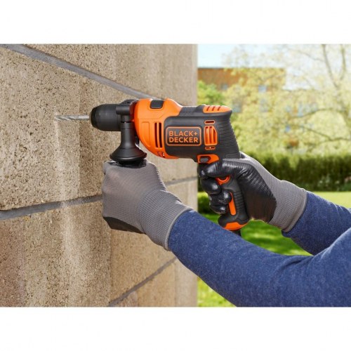 Slagboremaskine Black & Decker BEH710-QS 710 W – 2.800 o/min, sort/orange