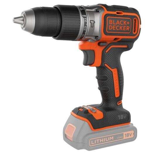 Boremaskine 18V Black+Decker BL188N-XJ - børsteløs, 1.650 o/min