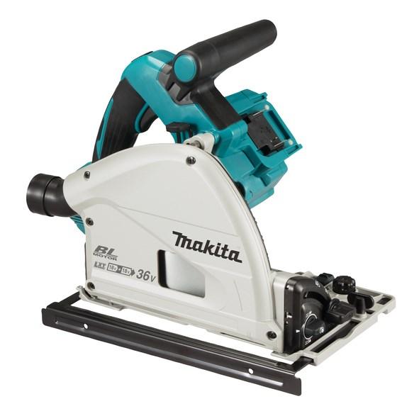 Rundsav på skinne Makita DSP600ZJ 16,5 cm – 36 V (2x18 V), 6.300 o/min