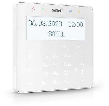 Alarm betjeningspanel SATEL INT-KSG2R-W - hvid