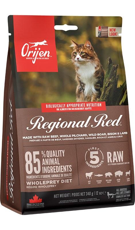 Kattemad tørfoder Orijen Regional Red – 340 g