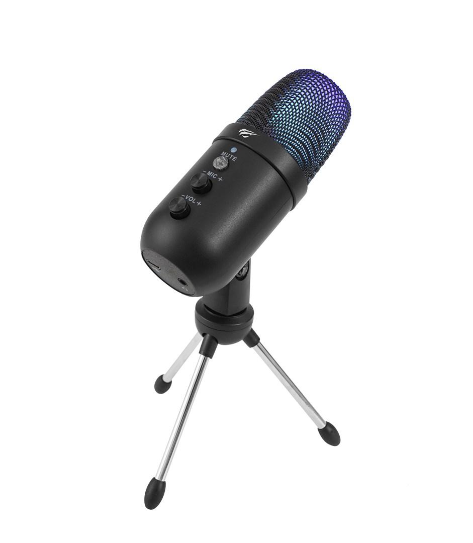 USB mikrofon til gaming Havit GK51 (sort)