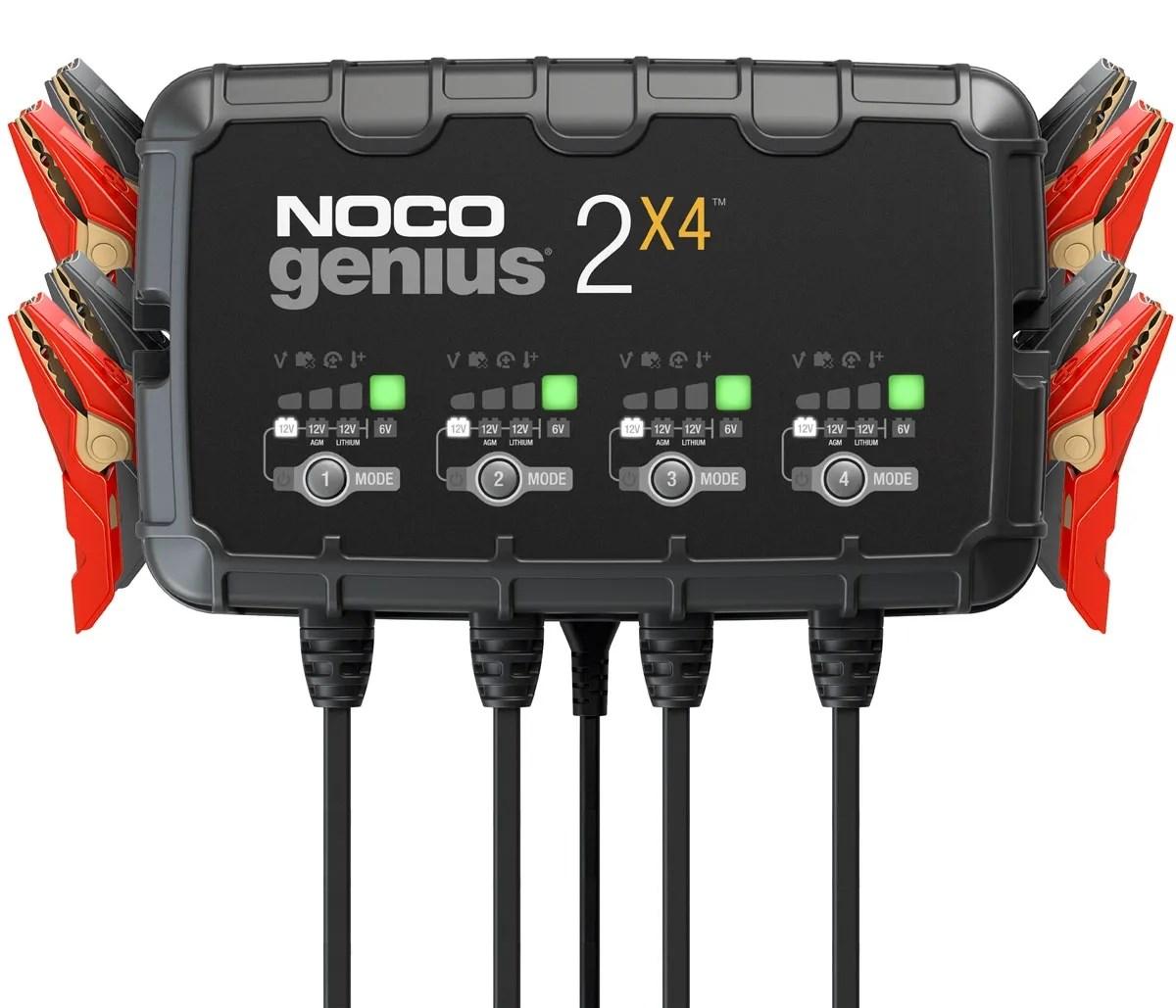 Batterilader 8A 4-bank – NOCO Genius2X4