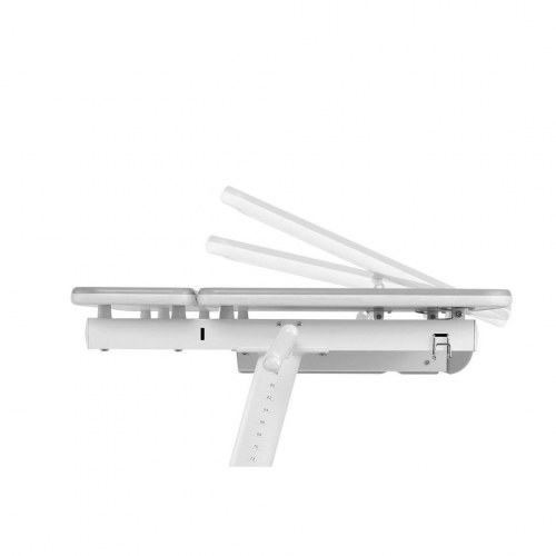 Skrivebord til børn – ergo office ergonomisk, højdejusterbart, grå, max 100 kg