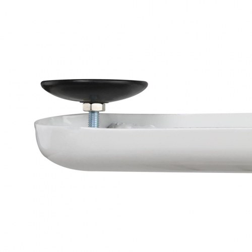 Skrivebord til børn – ergo office ergonomisk, højdejusterbart, grå, max 100 kg