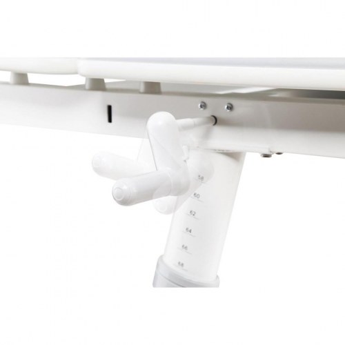 Skrivebord til børn – ergo office ergonomisk, højdejusterbart, grå, max 100 kg