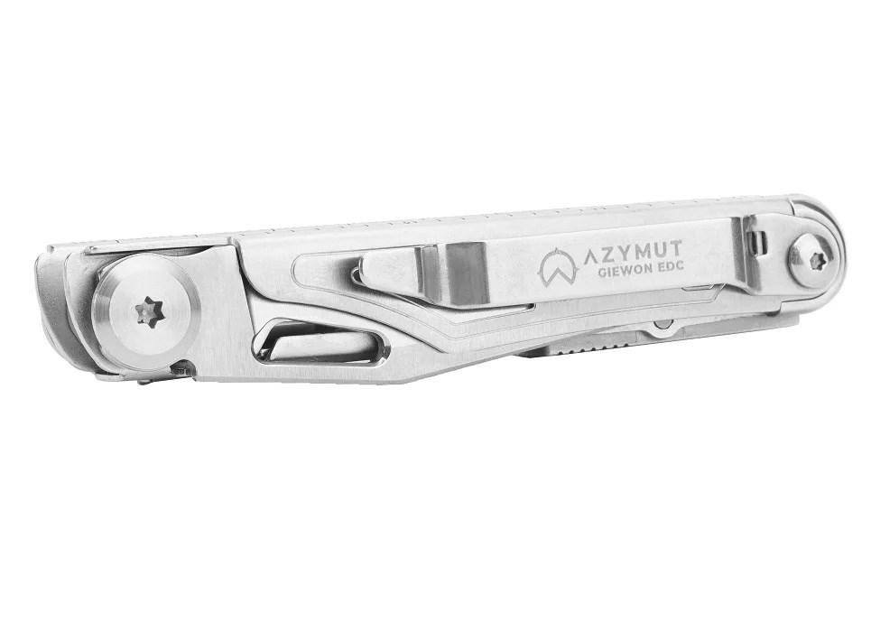 Foldekniv multitool – AZYMUT Giewon EDC, 8 funktioner + hylster