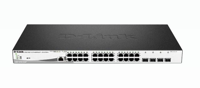 Netværksswitch D-Link DGS-1210-28MP/E - 28-port Gigabit PoE, Managed billede