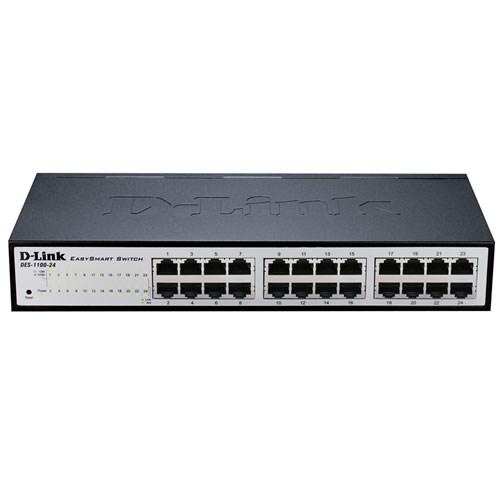 Netværksswitch D-Link DGS-1100-24V2 L2 Managed Gigabit 1U – sort/grå billede