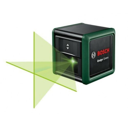 Krydslaser Bosch Quigo Green - 12 m, grøn linje