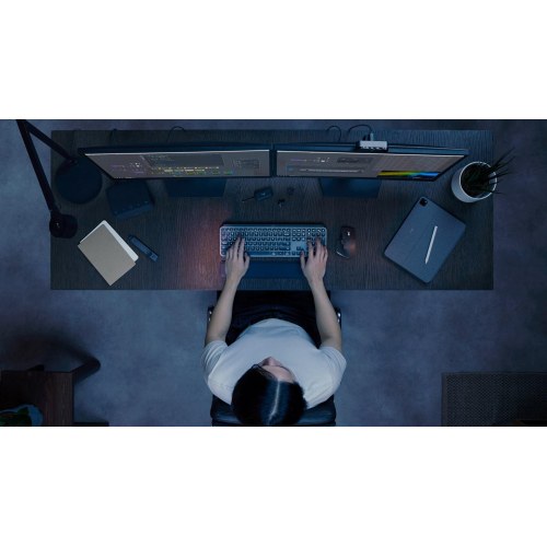 Trådløst tastatur Logitech MX Keys S – bagbelyst, CZ/SK layout – Graphite