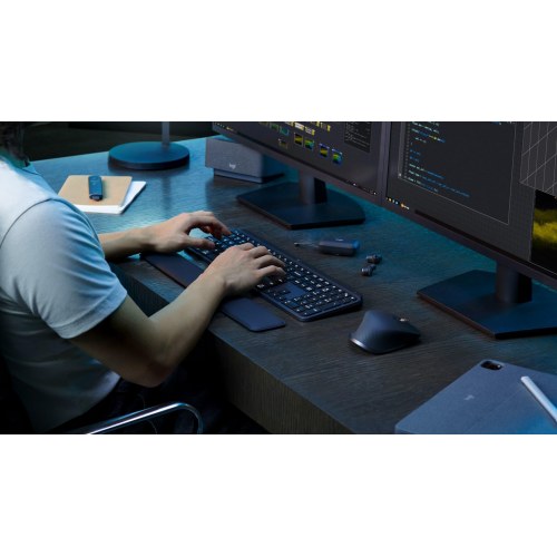 Trådløst tastatur Logitech MX Keys S – bagbelyst, CZ/SK layout – Graphite