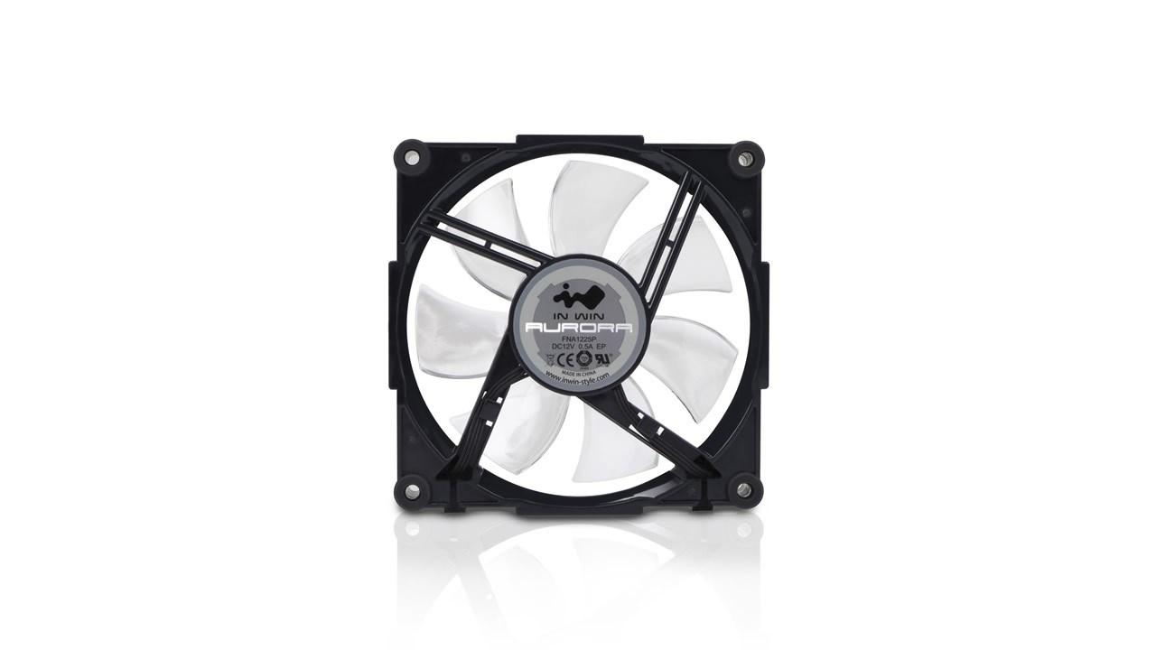 Kabinetsblæser 120 mm – IN WIN AURORA, sort/hvid (1 stk)