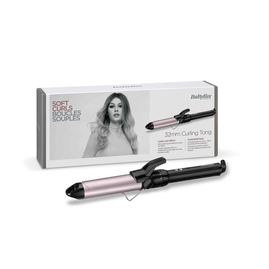Krøllejern 32 Mm Babyliss Pro 180 C332e Sublimtouch Sort/rosa