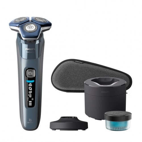 Barbermaskine Philips Shaver Series 7000 S7882/55 – wet & dry med rensebase og etui
