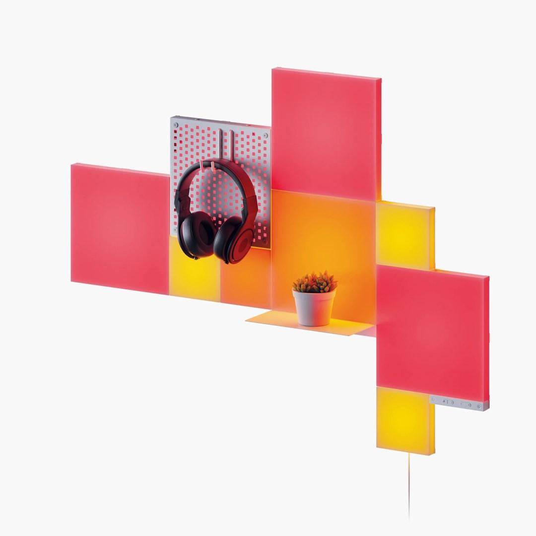 LED væglamper Nanoleaf Square paneler - startsæt 10 stk billede