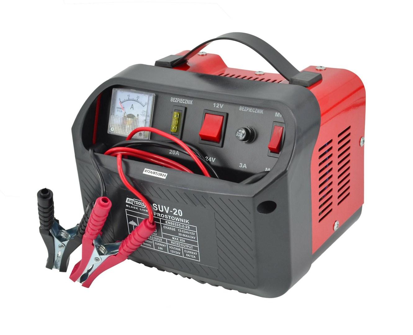Batterioplader 12V/24V AWTOOLS SUV-20 Black Line