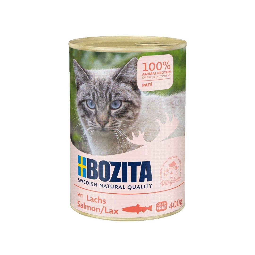 Vådfoder til kat – BOZITA Laks Paté 400 g