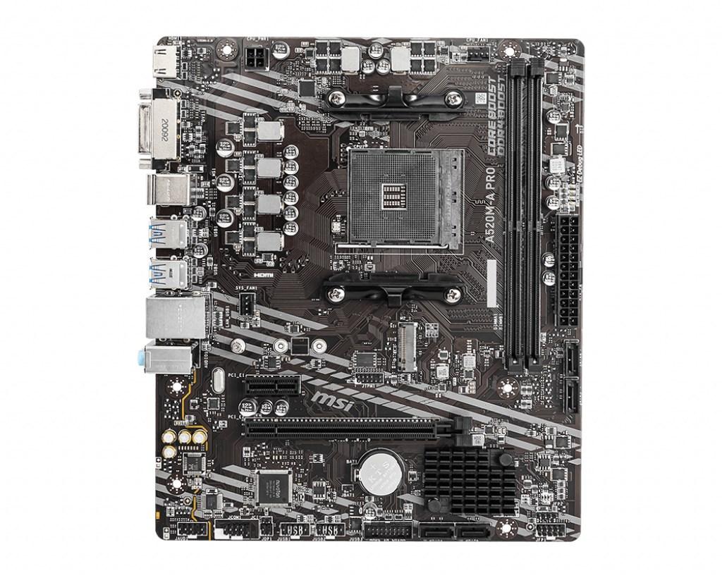 Bundkort MSI A520M-A PRO - Socket AM4 billede