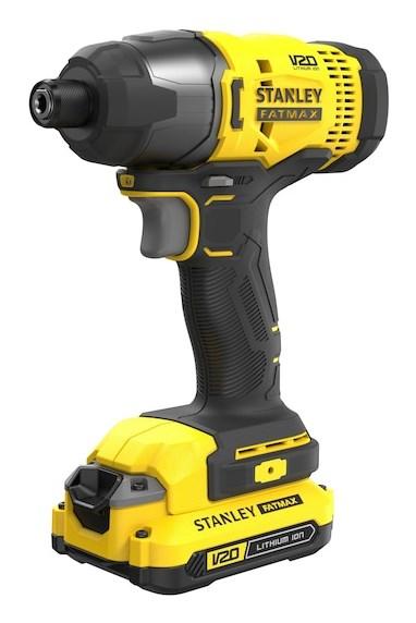 Slagnøgle/slagsskruetrækker STANLEY FATMAX V20 18 V – 2.800 o/min, sort/gul