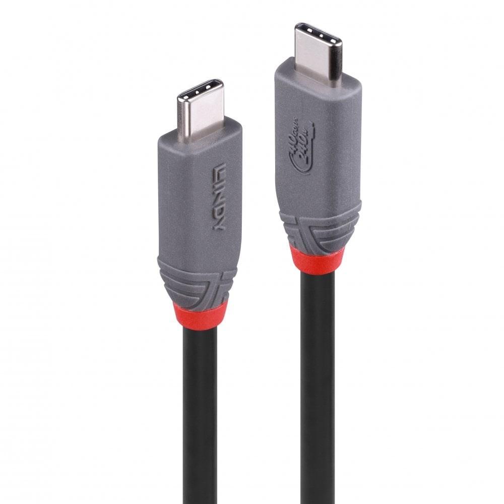 USB-C kabel LINDY 1,5 m USB4 240 W – Anthra Line