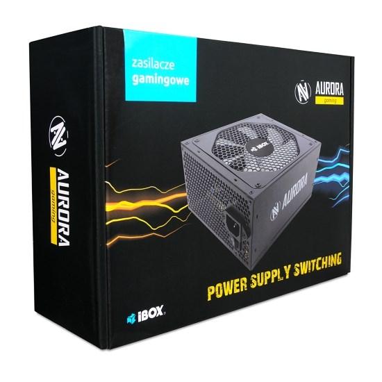 Strømforsyning iBox Aurora 500 W - 14 cm blæser billede
