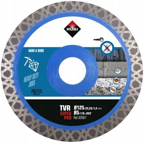 Diamantskive til vinkelsliber RUBI Turbo Viper TVR SuperPro 125 mm